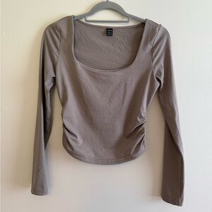 Shein longsleeve ruched top